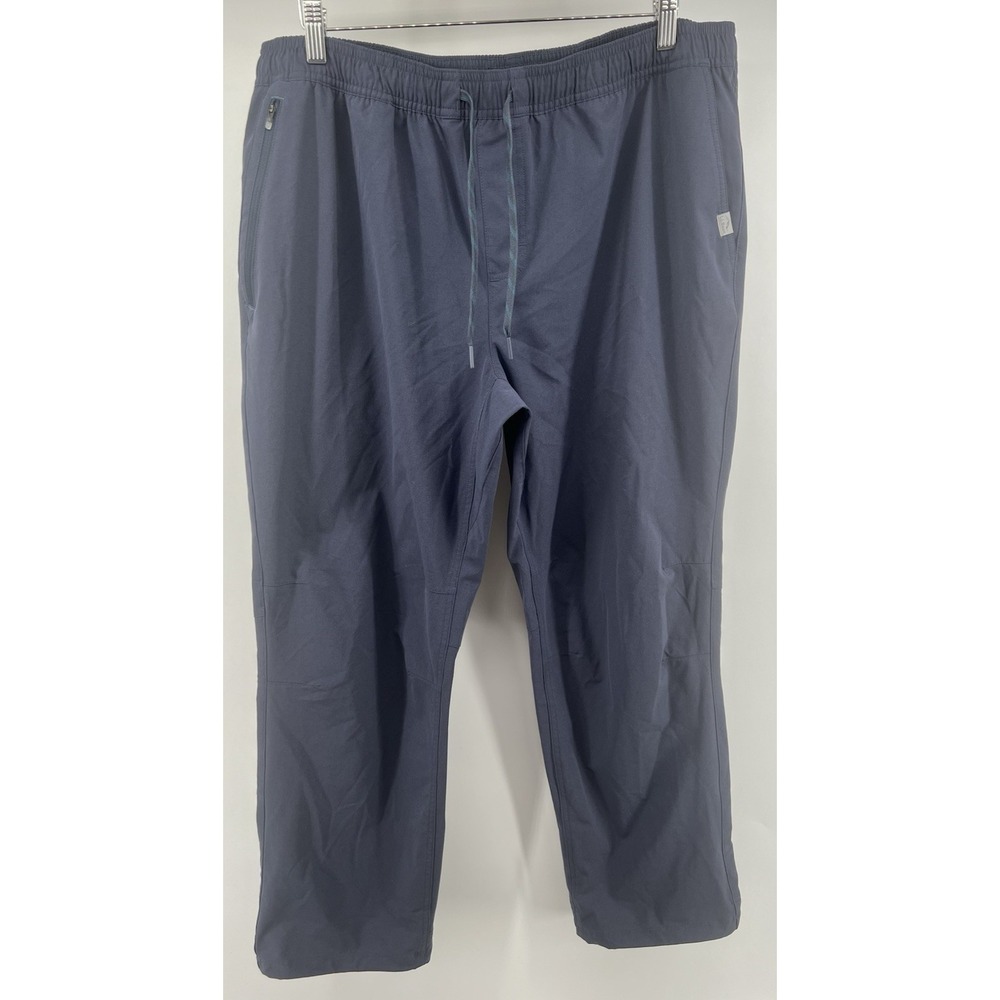 LL Bean Multisport Pants Mens XL 39x29 Blue/Gray Stretch Hiking Climbing